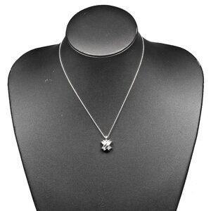 TIFFANY&Co. Signature Necklace Silver925 4.59g Women